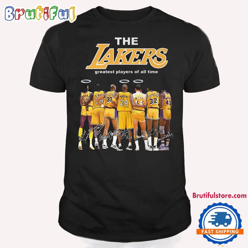 The Lakers Greatest Players Of Time Shirt, Los Angeles Lakers Basketball 2024 T Shirt
