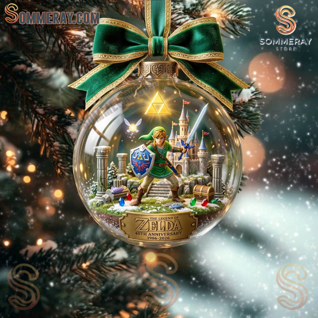 The Legend Of Zelda 40th Anniversary Ornament