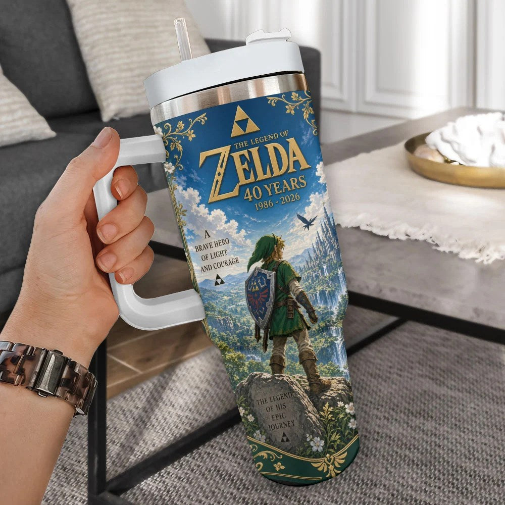 The Legend of Zelda 40th Anniversary 40oz Tumbler – MAITM15515