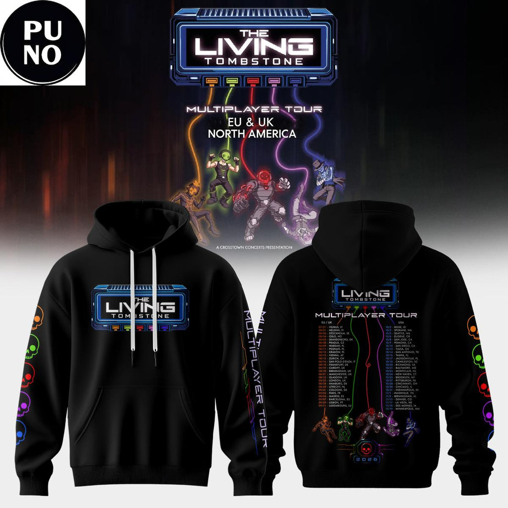 The Living Tombstone Multiplayer Tour 2026 Schedule Hoodie T-Shirt