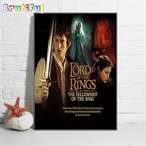 The Lord Of The Rings The Fellowship Of The Ring Wall Art Poster Canvas