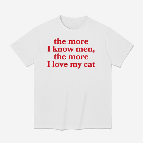 The More I Know Men The More I Love My Cat Shirt
