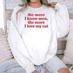 The More I Know Men The More I Love My Cat Shirt