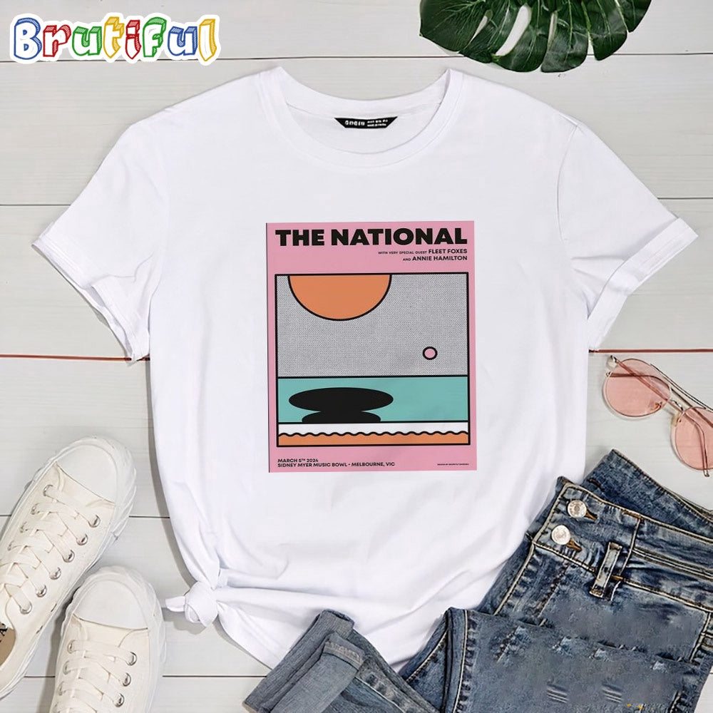 The National 2024 Sidney Myer Music Bowl Melbourne Vic T Shirt