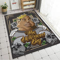 The Notorious B.I.G Crown & Two Death’s-Head Rug,Hip Hop Rug