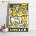 The Nude Party Sam’s Town Point Austin Tx May 2024 Wall Art Poster Canvas