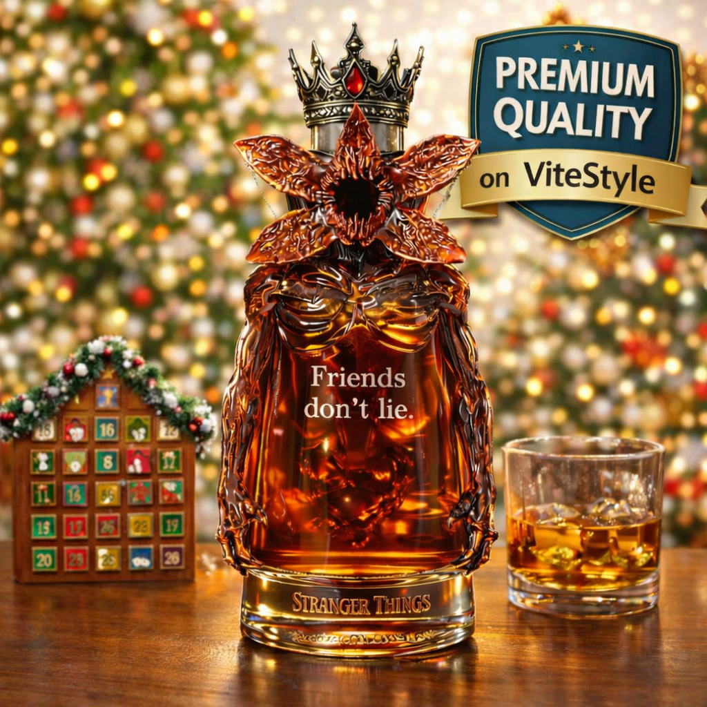 The Other Side Stranger Things Whisky Bottle