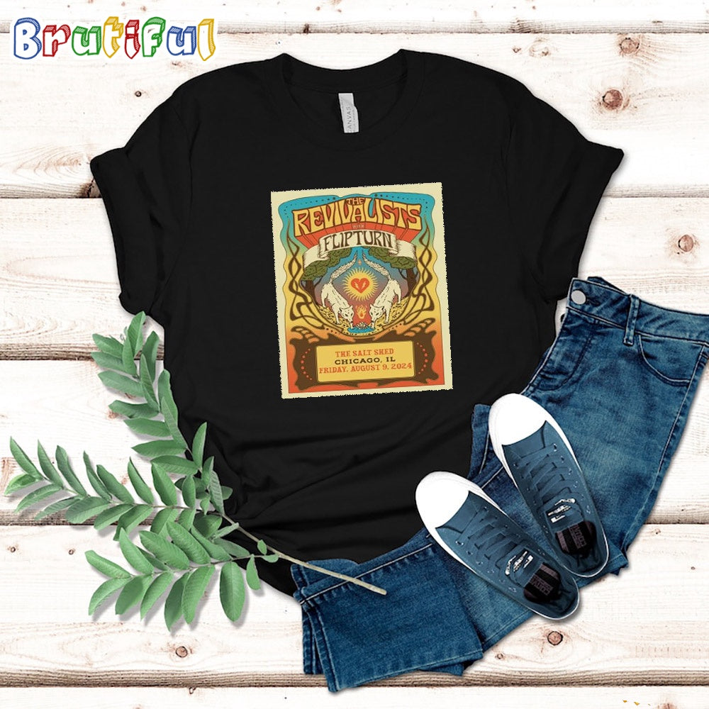 The Revivalists Event Chicago Il Friday August 2024 T Shirt