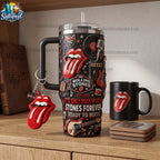 The Rolling Stones Its Only Rock N Roll Stones Forever Tumbler with Handle