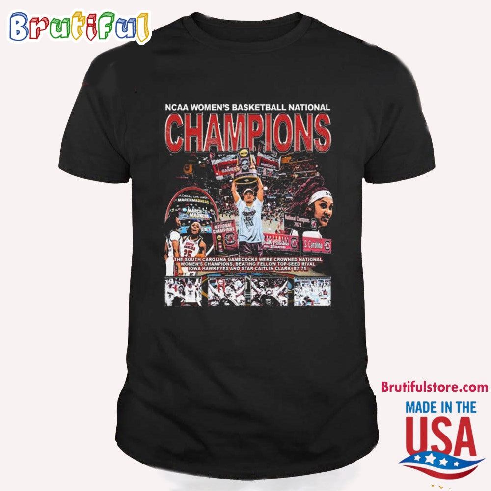 The South Carolina Gamecocks Were Crowned National Women’s Champions Shirt