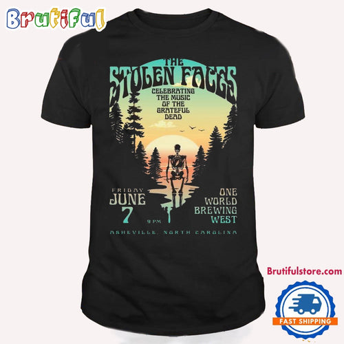 The Stolen Faces Celebrating The Music Of The Grateful Dead June 7 2024 T-Shirt, Grateful Dead Tour Shirt