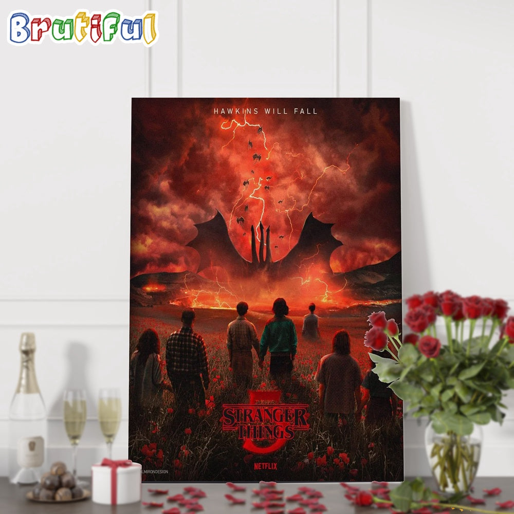 The Stranger Things S5 Final Wall Art Poster Canvas