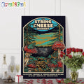 The String Cheese Incident July 25-27 28 2024 Troutdale OR And Carnation WA Wall Art Poster Canvas