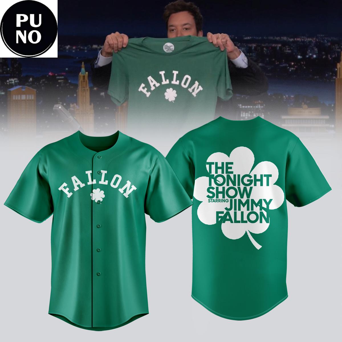 The Tonight Show Starring Jimmy Fallon St. Patrick’s Day 2026 Baseball Jersey