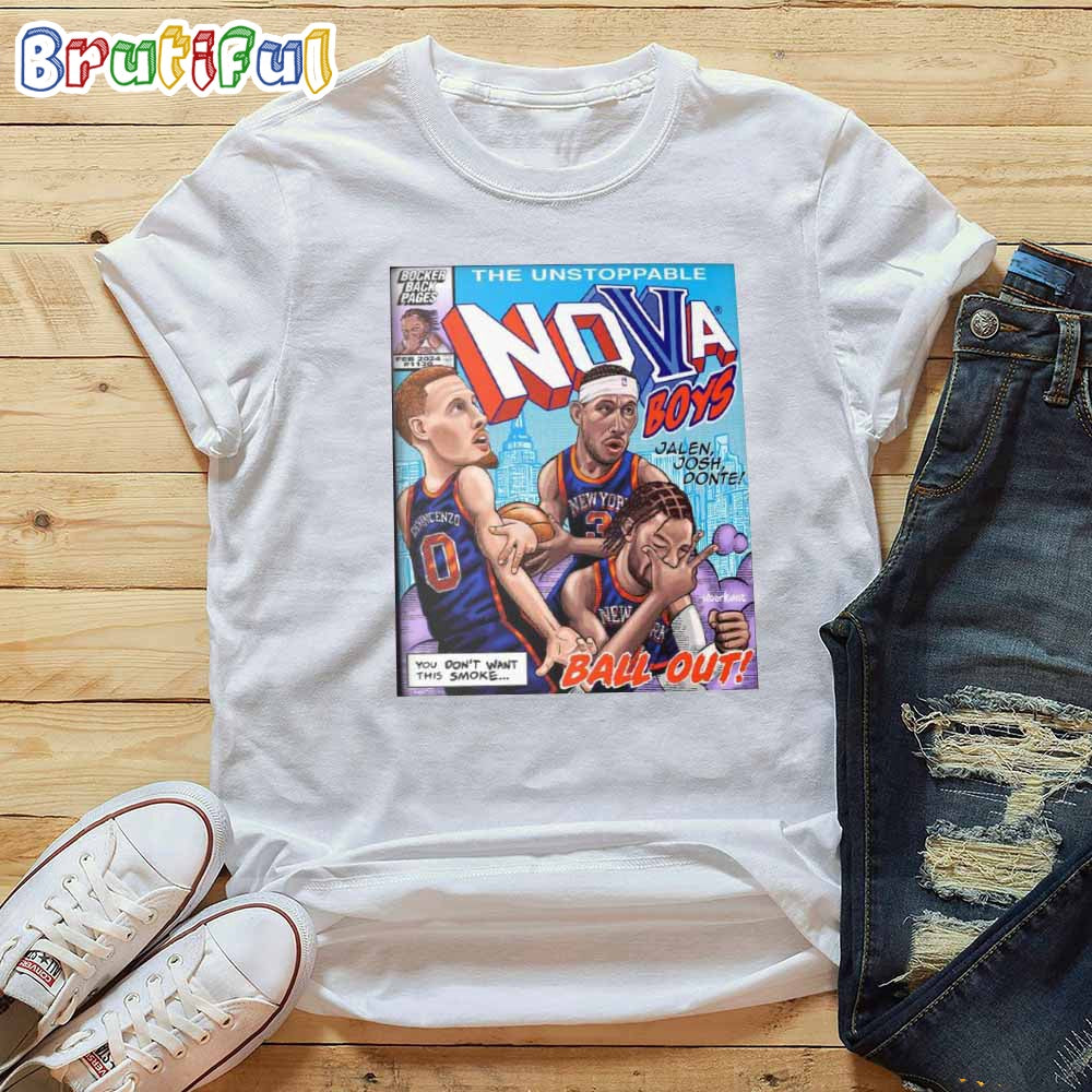 The Unstoppable Nova Boys Josh Hart Jalen Brunson Donte DiVincenzo T Shirt