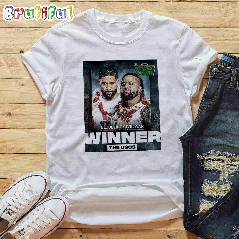 The Usos Winner Bloodline Civil War At WWE Money In The Bank T-Shirt