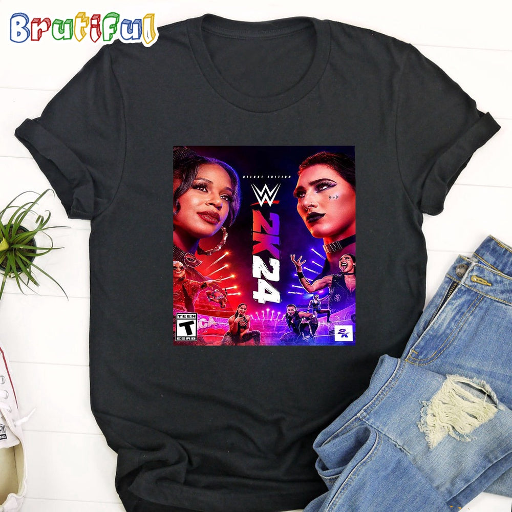 The WWE 2K24 Deluxe Edition Official Poster T-Shirt