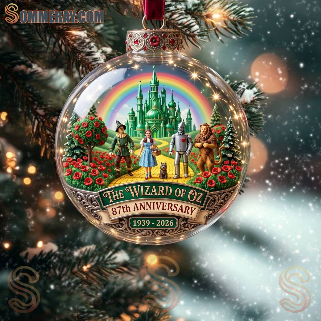 The Wizard Of Oz 87th Anniversary Holiday Bauble Ornament