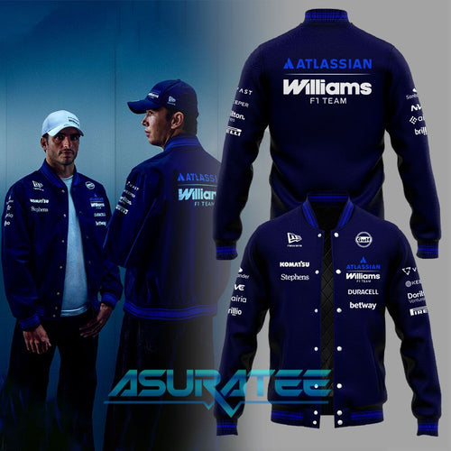 The brand New Atlassian Williams F1 Team x New Era 2026 Jacket