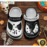 The Nightmare Before Christmas Jack Skellington Halloween Clog Shoes