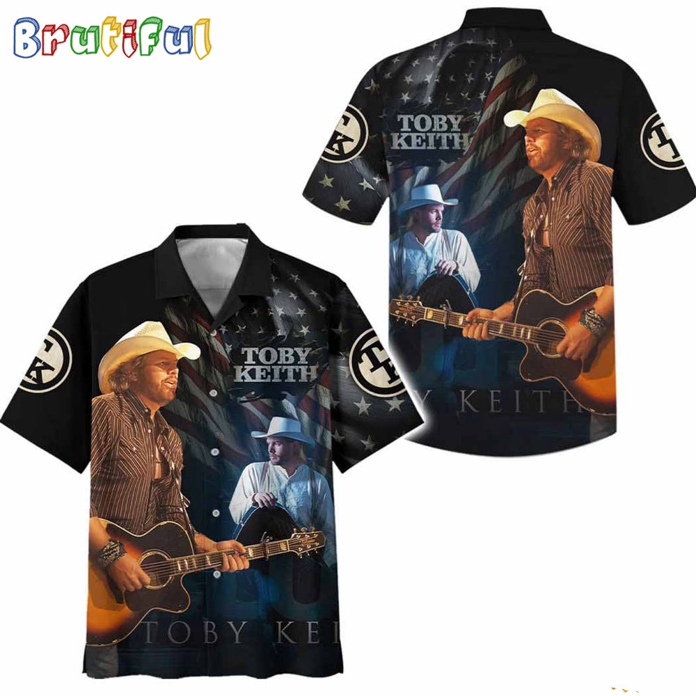 Toby Keith Hawaiian Shirt Special American Flag