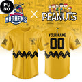 Toledo Mud Hens x Peanuts Night Game 2026 Personalized Baseball Jersey
