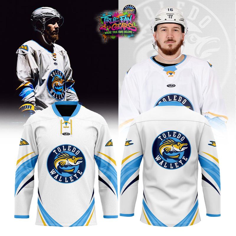 Toledo Walleye Deep Water x Frozen Water x Deep Golden x River Bluer 2026 Hockey Jersey