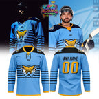 Toledo Walleye Deep Water x Frozen Water x Deep Golden x River Bluer Custom Hockey Jersey