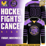 Toledo Walleye Fight Cancer Hockey Jersey