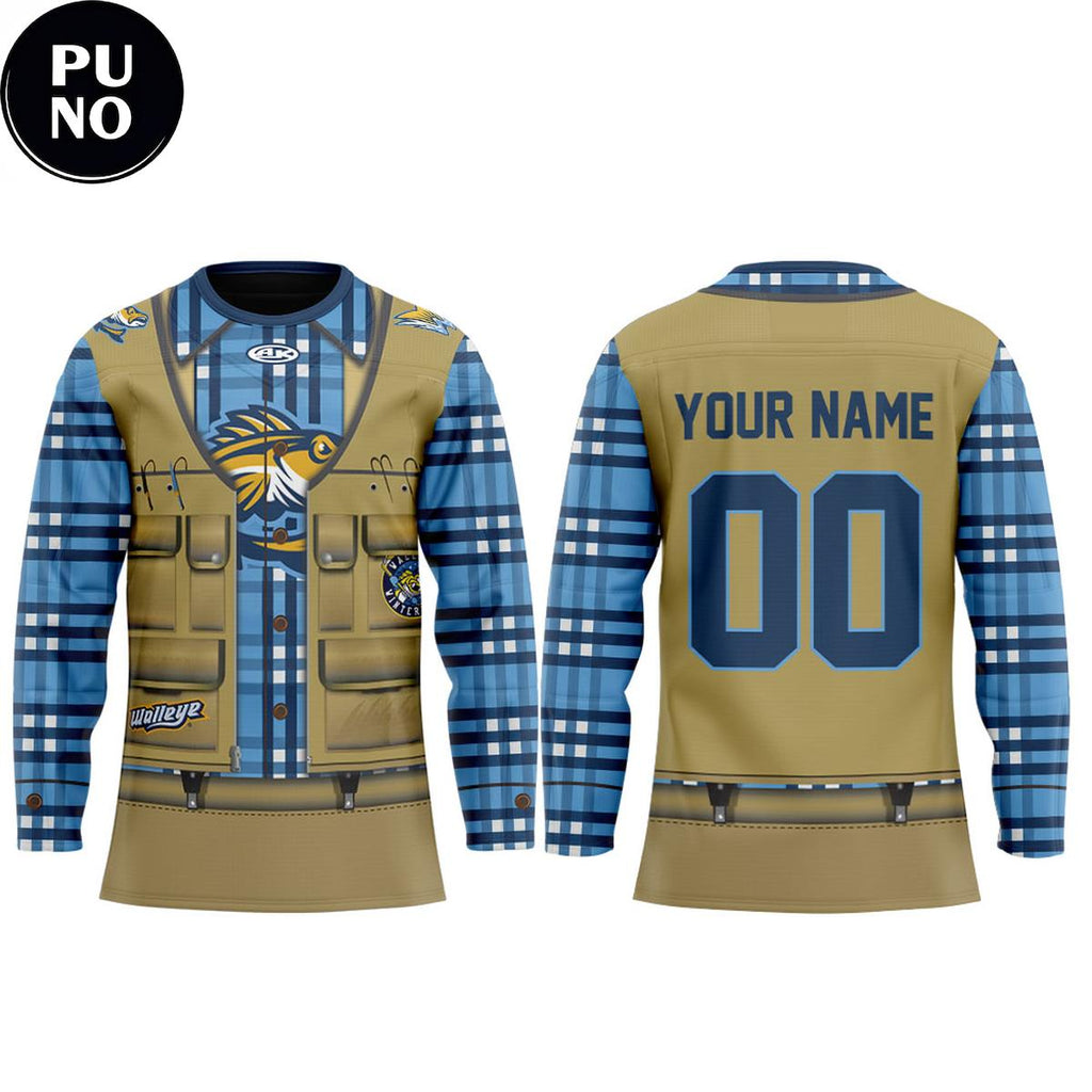 Toledo Walleye Hooked On Fishing 2026 Personalized Hockey Jersey