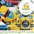 Toledo Walleye 2026 Yellow Hockey Jersey New Uniform