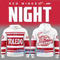 Toledo Walleye x Detroit Red Wings 100 years of Hockeytown Hoodie Set