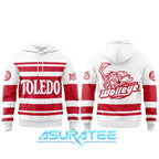 Toledo Walleye x Detroit Red Wings 100 years of Hockeytown Hoodie Set