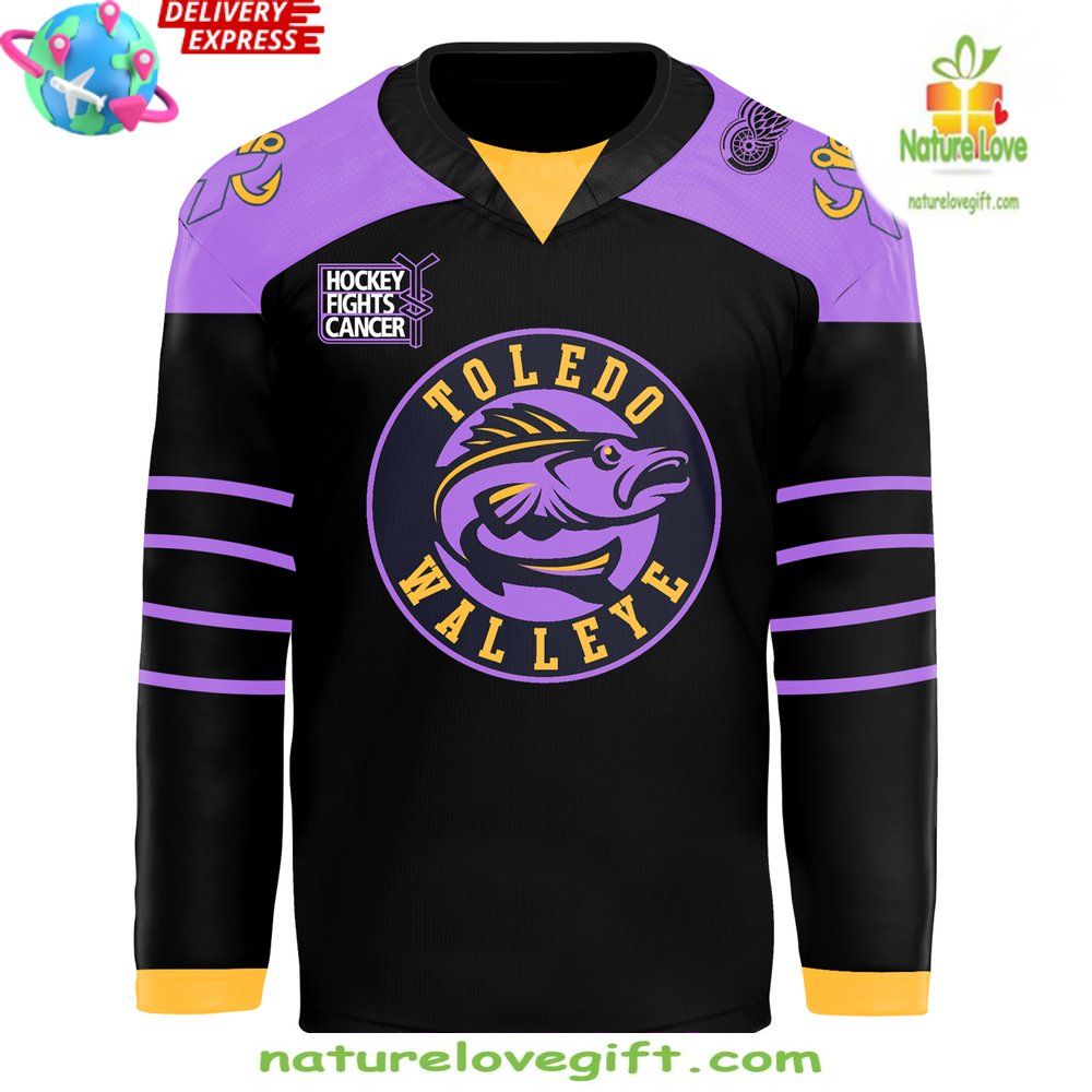 Hockey Fight Cancer Toledo Walleye 2026 Jersey