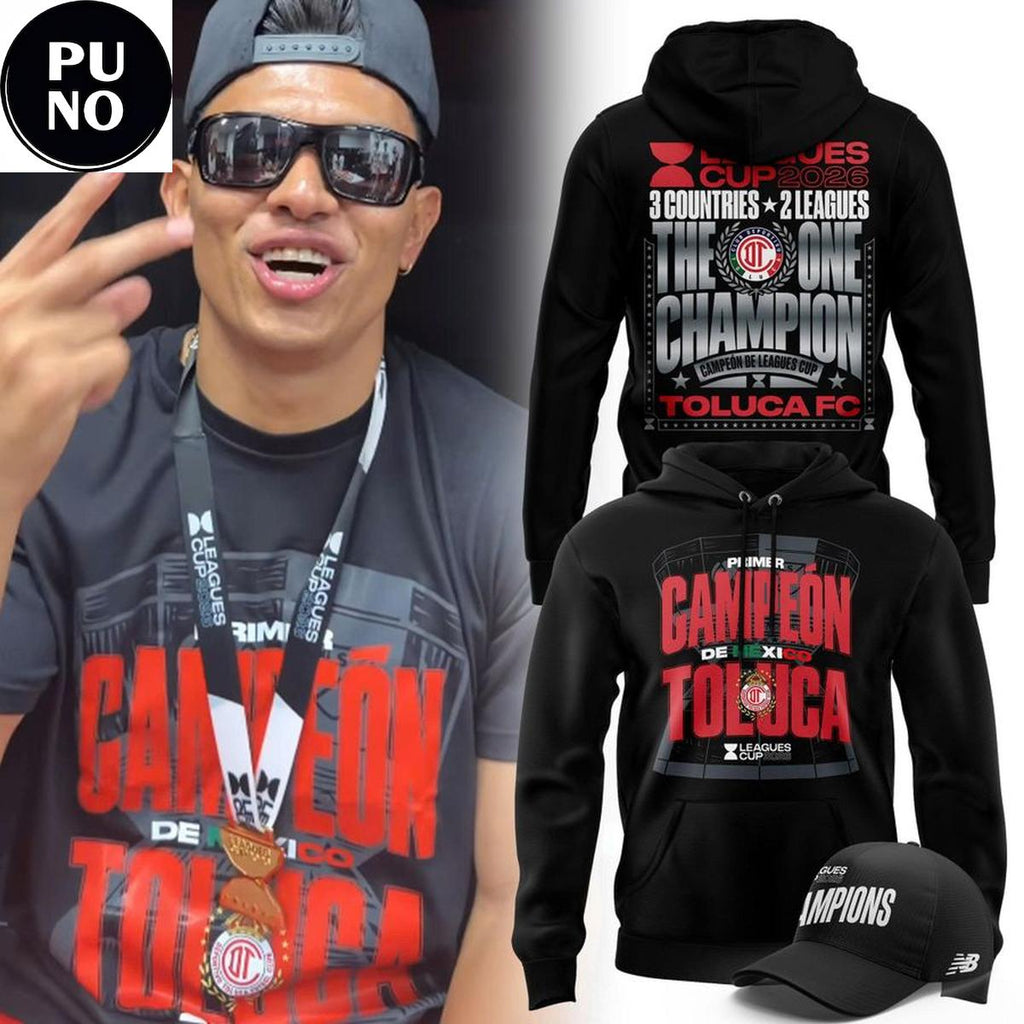 Toluca FC Leagues Cup Camiseta Campeon 2026 Hoodie T-Shirt