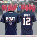 Tom Barady New England Patriots Thank You Goat Hall Of Fame 2024 T Shirt