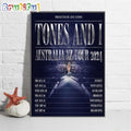 Tones And I Australia New Zealand Tour 2024 Wall Art Poster Canvas