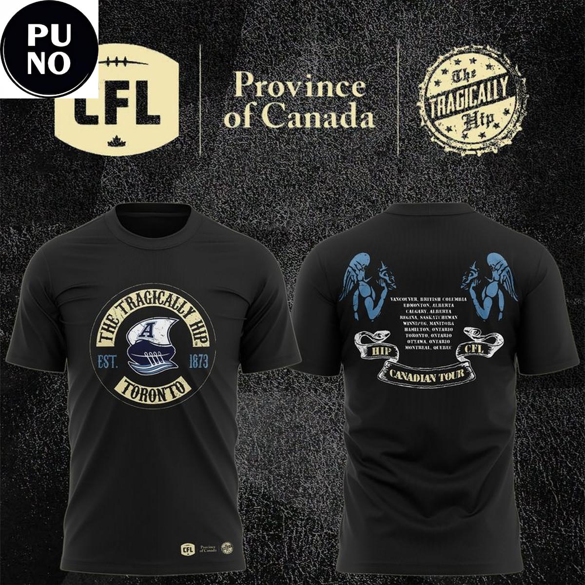 Toronto Argonauts CFL x The Tragically Hip 2026 T-Shirt