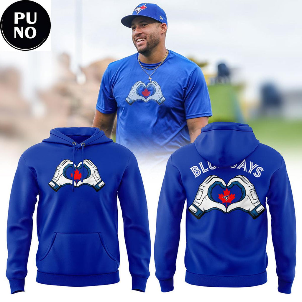 Toronto Blue Jays Canada Heart Hands 2026 Hoodie T-Shirt