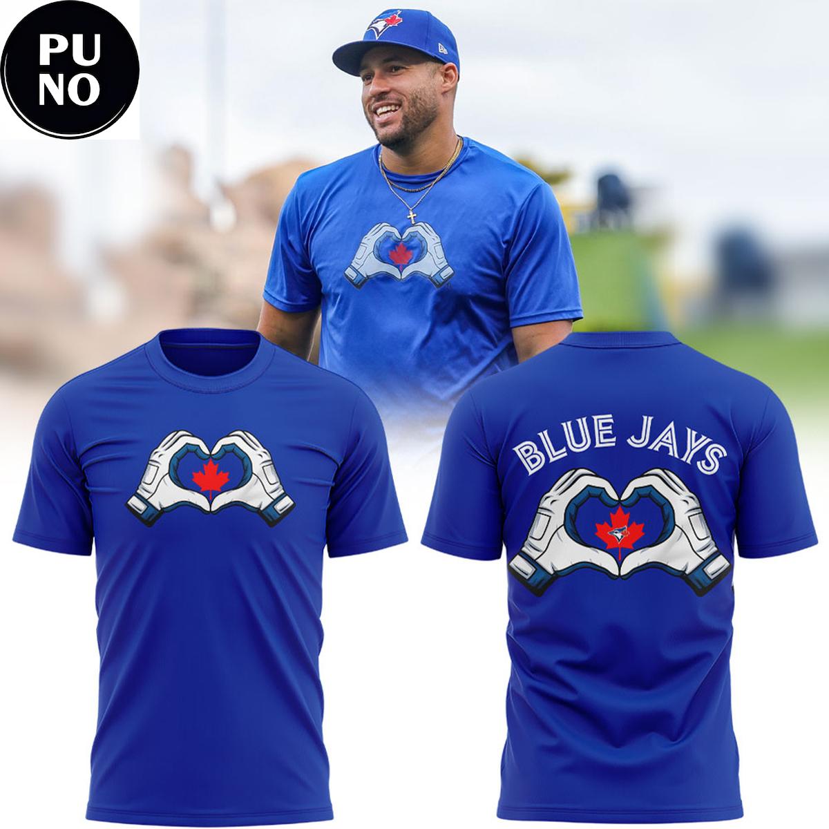 Toronto Blue Jays Canada Heart Hands 2026 Hoodie T-Shirt
