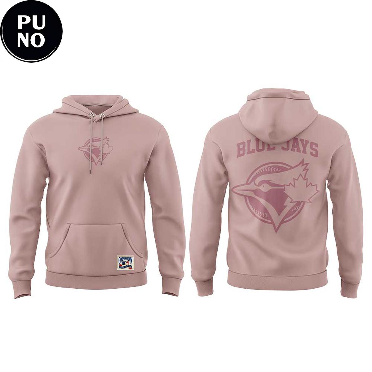 Toronto Blue Jays Drop of our 50th Season 2026 Clay Pink Hoodie T-Shirt