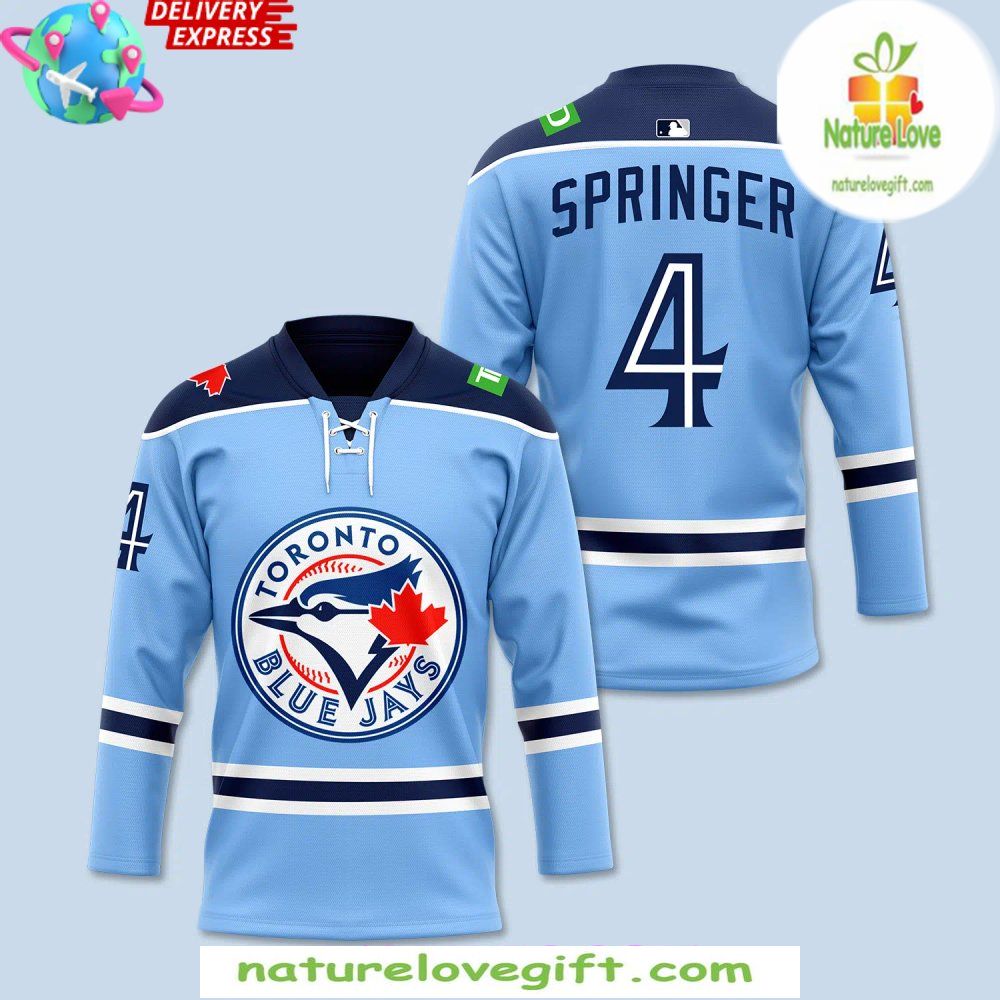 Toronto Blue Jays 2026 Springer Hockey Jersey MLB
