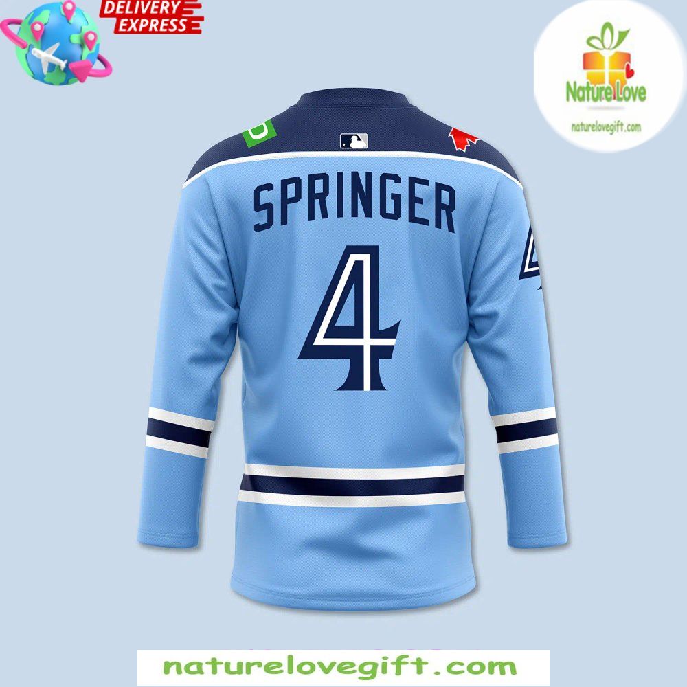 Toronto Blue Jays 2026 Springer Hockey Jersey MLB