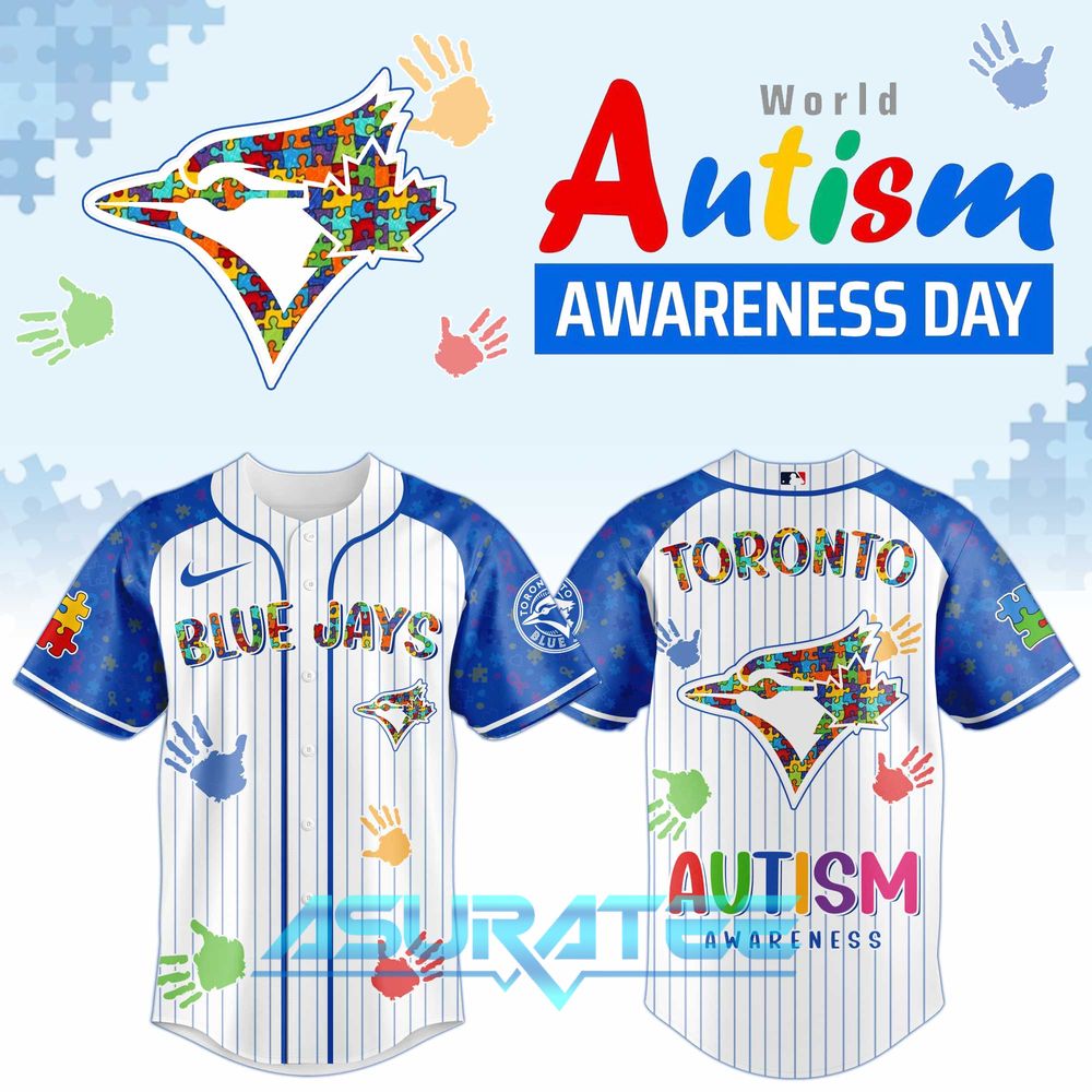 Toronto Blue Jays x Autism Awareness 2026 Special Baseball Jersey