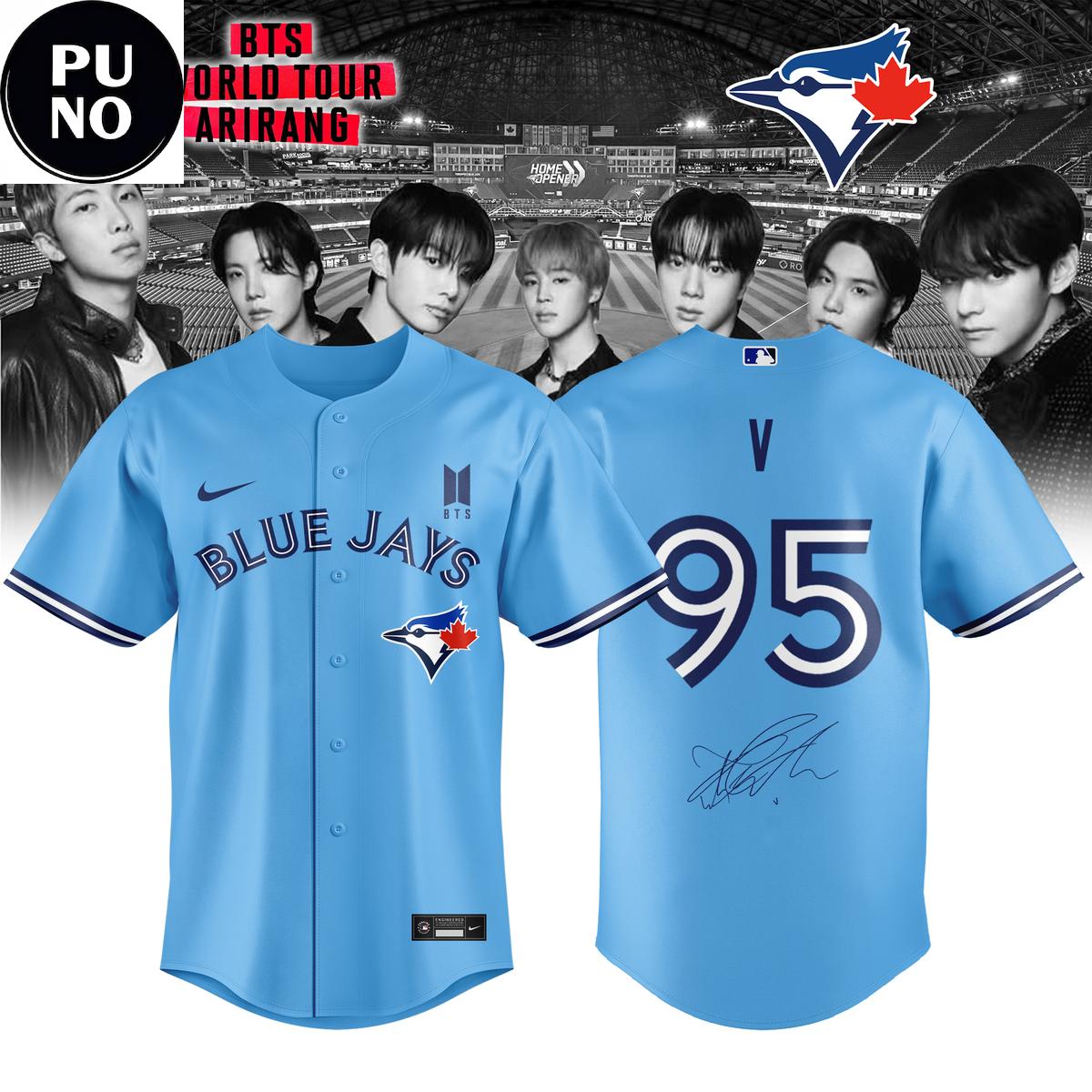 Toronto Blue Jays x BTS World Tour 2026 Baseball Jersey