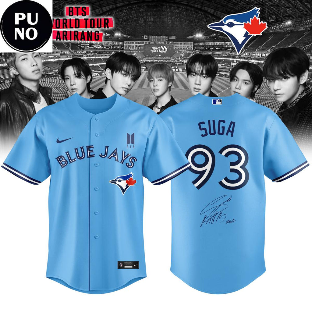 Toronto Blue Jays x BTS World Tour 2026 Baseball Jersey