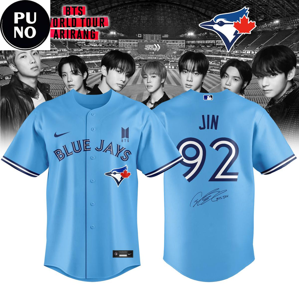 Toronto Blue Jays x BTS World Tour 2026 Baseball Jersey