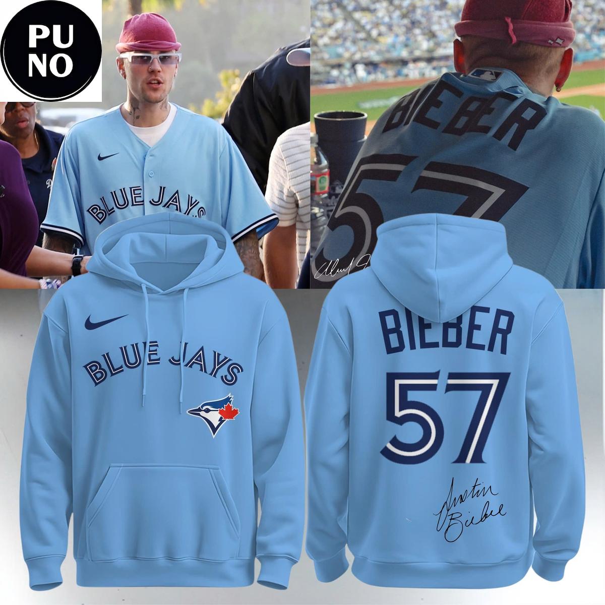Toronto Blue Jays x Justin Bieber 2026 Signature Hoodie