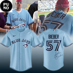 Toronto Blue Jays x Justin Bieber 2026 Signature Personalized Baseball Jersey