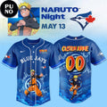 Toronto Blue Jays x Naruto Night 2026 Personalized Baseball Jersey